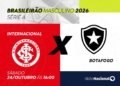 Internacional e Botafogo se enfrentam no Beira-Rio com transmissão ao vivo da Rádio Nacional