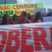 Manifestação em Brasília contesta decisão de Mendonça sobre vídeo do caso Ana Clara