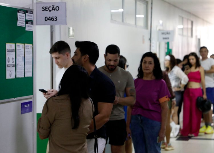 TSE processa dados de comparecimento após falha exibir mensagem de ausência a eleitores